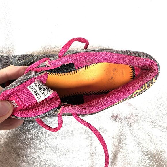 Reebok Zigtech Women's Sz 7 Running Shoes Gray Pink Orange Crossfit No Insole - Picture 11 of 12